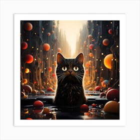 Eclipse Of Whiskers Art Print