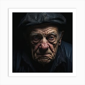 Portrait Of An Old Man 1 Art Print