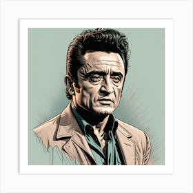 Johnny Cash Country Art Print