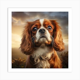 Portrait Of A Dog 3 Art Print