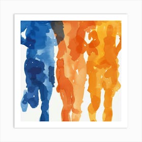 Three Runners Art Print