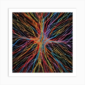 Colorful Brain 17 Art Print