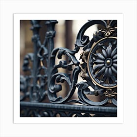 Wrought Iron Gate 3 Art Print