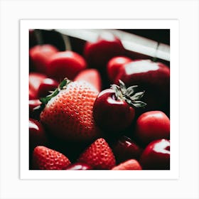 Red Fruits Art Print