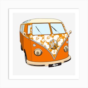 Vw Camper Bus Art Print