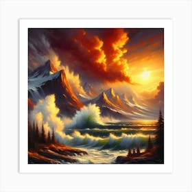 Tempestuous Beauty 5 1 Art Print