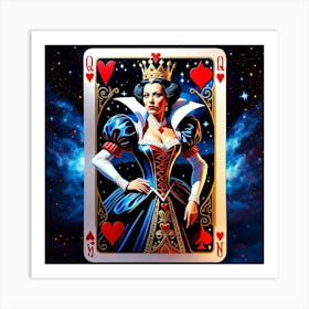 Queen Of Hearts 5 Art Print