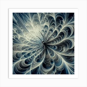 Abstract Flower Art Print