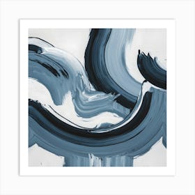 'Blue Wave' 1 Art Print