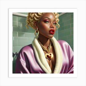 Afro-American Woman 1 Art Print