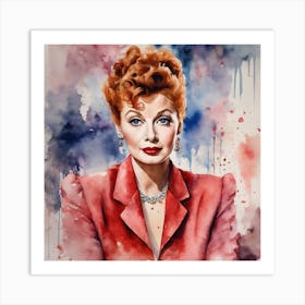 Lucille Ball 2 Art Print