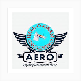 Hall-O-Gram Creations Aero Logo ~Reimagined 2 Art Print