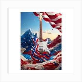 Red, White, and Blues 2 Art Print
