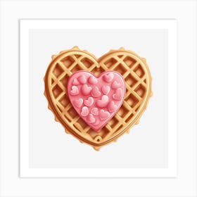 Waffle Heart 8 Art Print