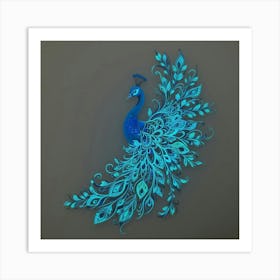 Peacock 31 Art Print