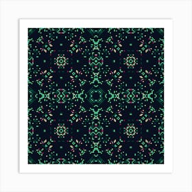 pixel mosaic 2 Art Print