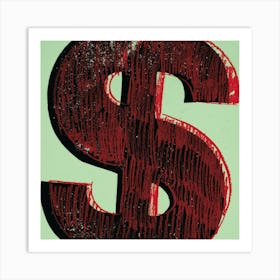 Dollar Sign Art Print