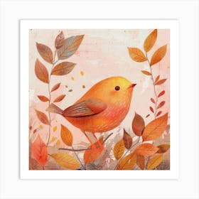 Autumn Bird 3 Art Print