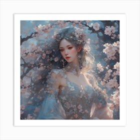 blossom and lace 2 Art Print