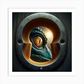 Lizard'S Eye Art Print