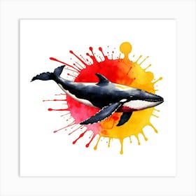 Orca Whale 1 Art Print