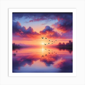 Sunset Art Print