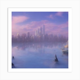 Cityscape Stock Videos & Royalty-Free Footage Art Print