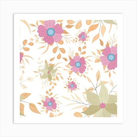 Flowers Blossom Spring Garden Art Print