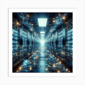 Data Center 6 Art Print