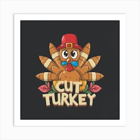 Cut Turkey Art Print