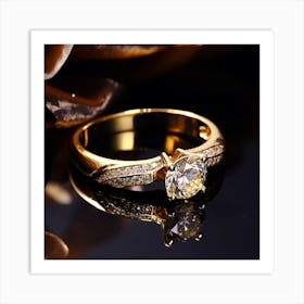 Engagement Ring 3 Art Print