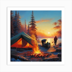 Campfire Art Print