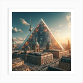 Pyramid City 7 Art Print