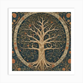 Tree Of Life william morris Style 1 Póster