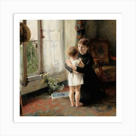 Mother And Child 3 Art Print