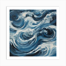 Ocean Waves 29 Art Print