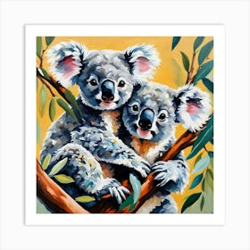 Koala babys Art Print