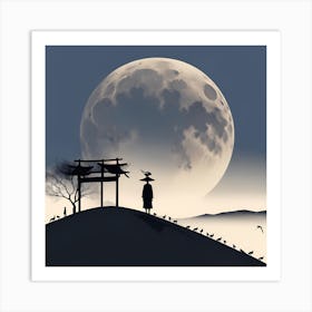 Full Moon In The Sky 1 Art Print