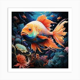 Goldfish 10 Art Print