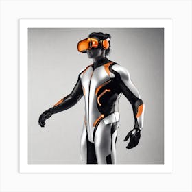 Futuristic Man 64 Art Print