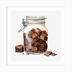 Chocolate In A Jar 2 Art Print