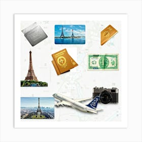 Travel Souvenirs Art Print