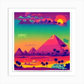 Egypt Pyramids 1 Art Print