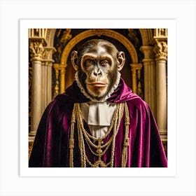 High Chancellor Simeon, Arbiter of the Primordial Court: The Royal Animal Series Art Print