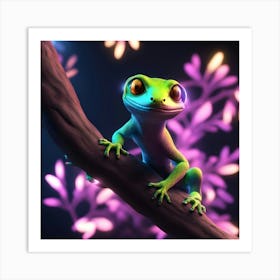 Gecko Art Print