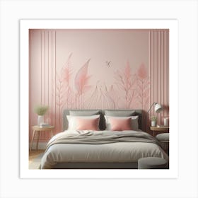 Bedroom wall design 2 Art Print
