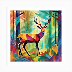 Franz Marc inspired artwork Art Print