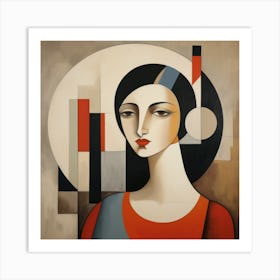 Bauhaus Turkish Woman 02 Art Print