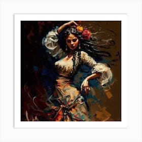 Flamenco Dancer Art Print