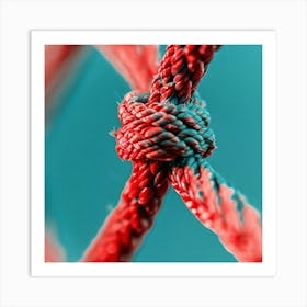 Knot In A Rope Art Print